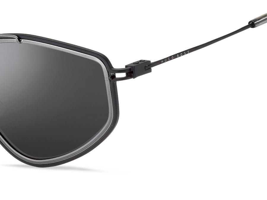 BOSS  Round sunglasses - BOSS 1192/S BLACK DARK RUTHENIUM