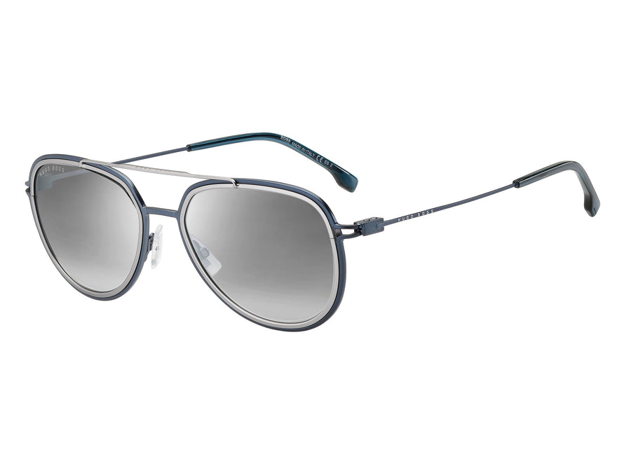 BOSS  Aviator sunglasses - BOSS 1193/S BLUE RUTHENIUM