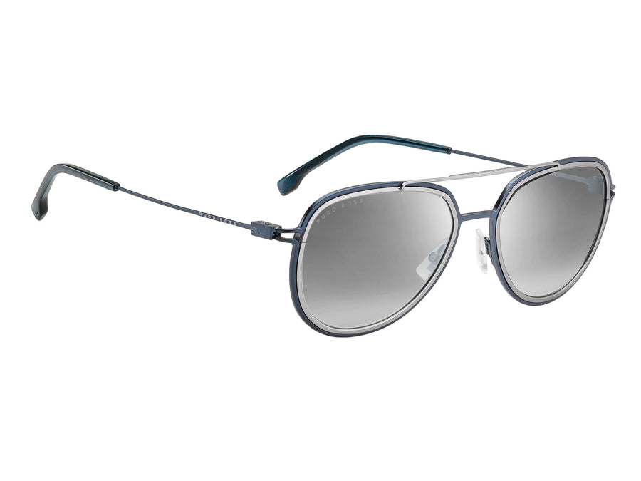 BOSS  Aviator sunglasses - BOSS 1193/S BLUE RUTHENIUM