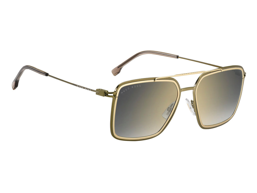 BOSS  Square sunglasses - BOSS 1191/S KHAKI GOLD