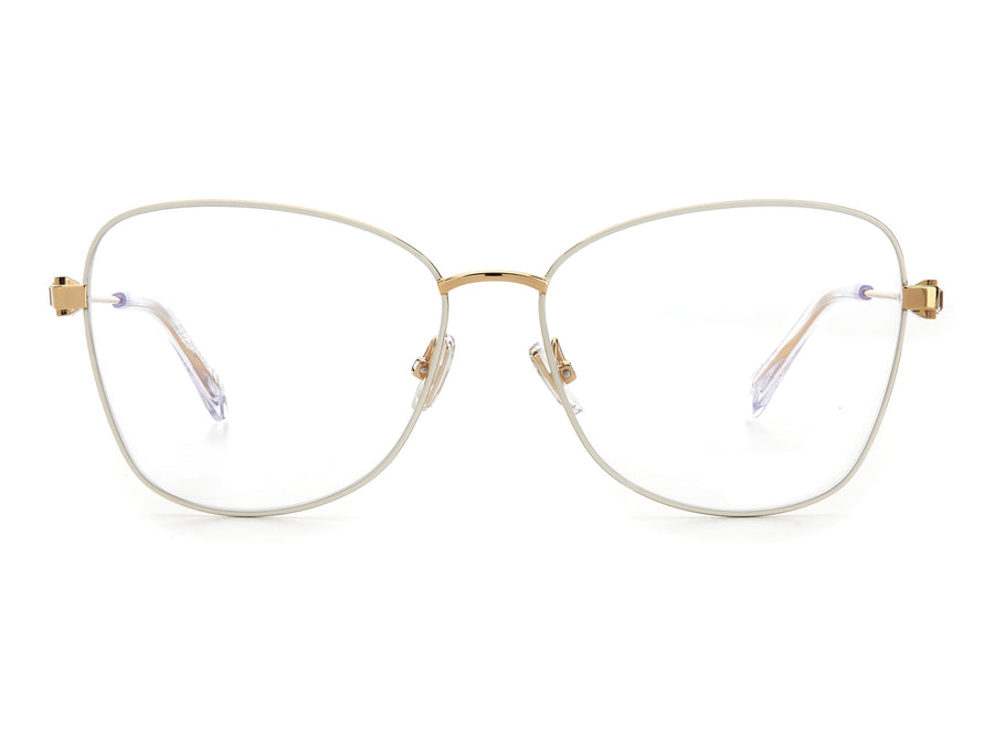 Jimmy Choo  Round Frame - JC304 Ivory Gold