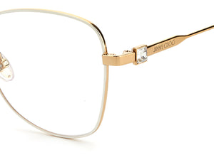 Jimmy Choo  Round Frame - JC304 Ivory Gold