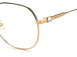 Jimmy Choo  Round Frame - JC305/G Black Gold