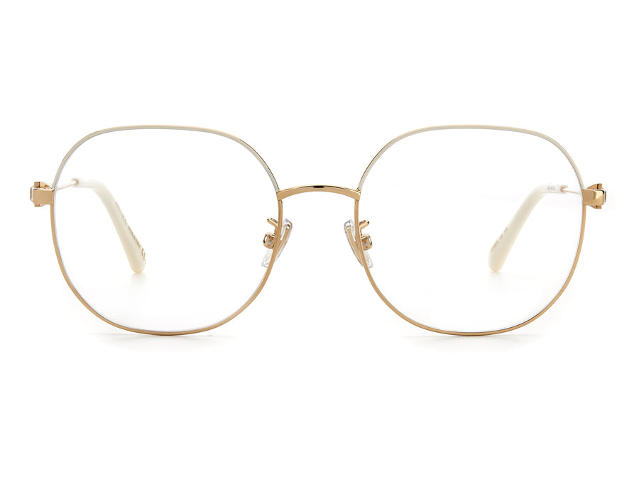 Jimmy Choo  Round Frame - JC305/G Ivory Gold