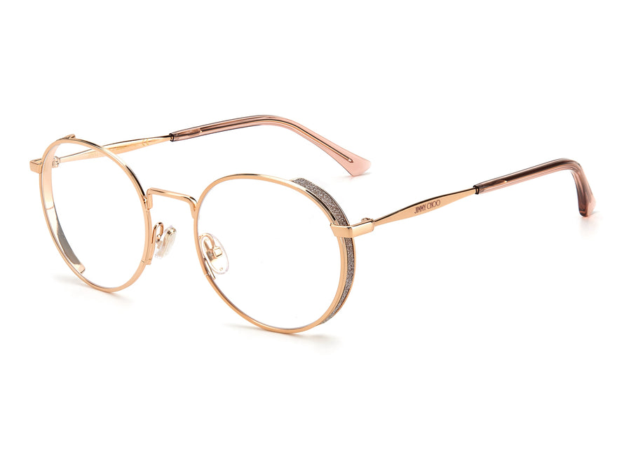 Jimmy Choo  Round Frame - JC301 Gold Copper