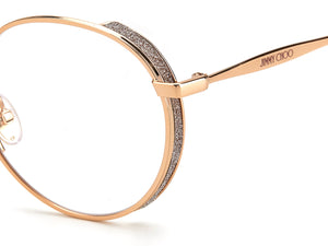 Jimmy Choo  Round Frame - JC301 Gold Copper