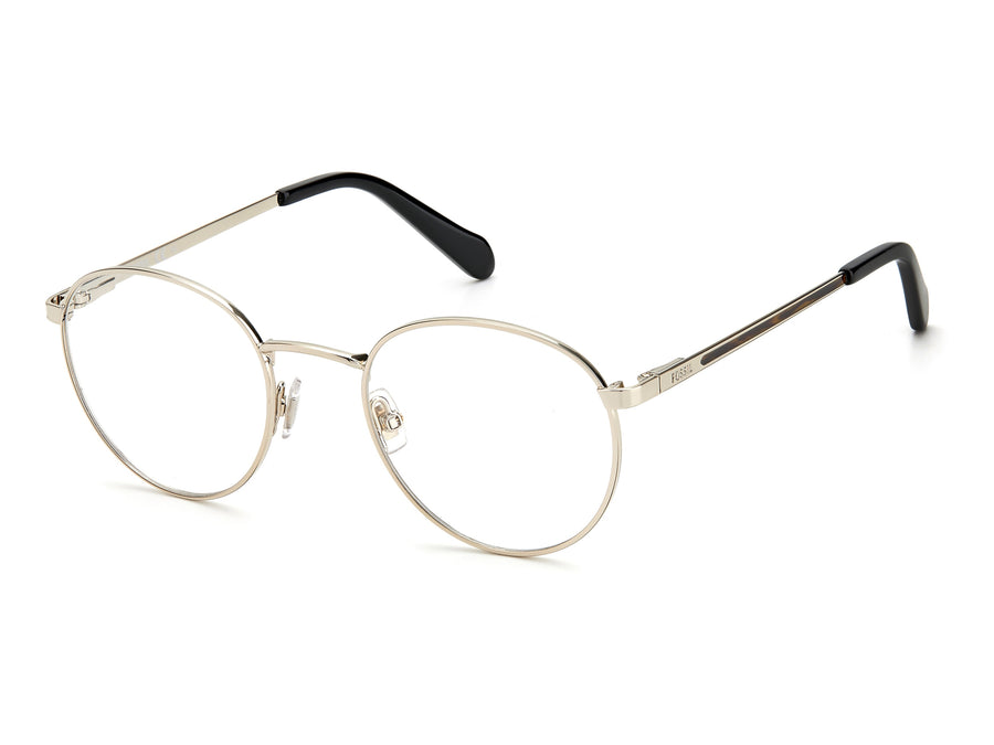 Fossil  Round Frame - FOS 7100 Light Gold