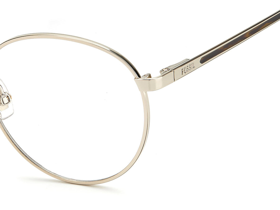 Fossil  Round Frame - FOS 7100 Light Gold