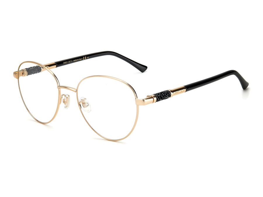 Jimmy Choo  Round Frame - JC296/G Gold Black