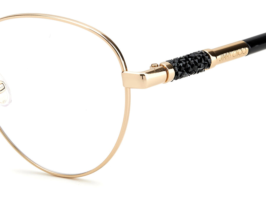 Jimmy Choo  Round Frame - JC296/G Gold Black