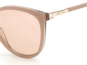 Jimmy Choo  Cat-Eye sunglasses - LISSA/S Nude Glitter