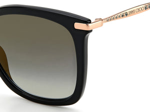 Jimmy Choo  Square sunglasses - ELIA/S Black