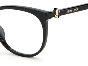 Jimmy Choo  Cat-Eye Frame - JC309 Glitter Black