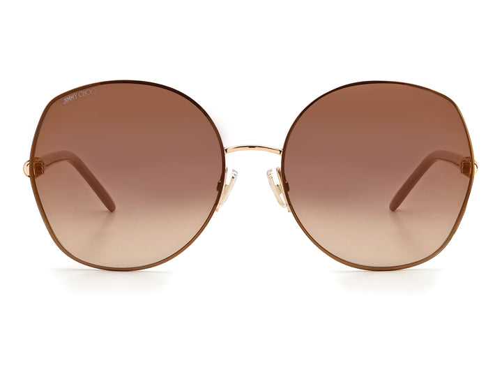 Jimmy Choo  Aviator sunglasses - MELY/S Gold Nude