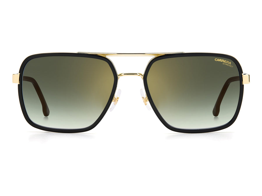 Carrera  Square sunglasses - CARRERA 256/S Gold Black_