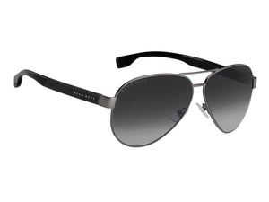 BOSS  Square sunglasses - BOSS 1241/S MATTE DARK RUTHENIUM