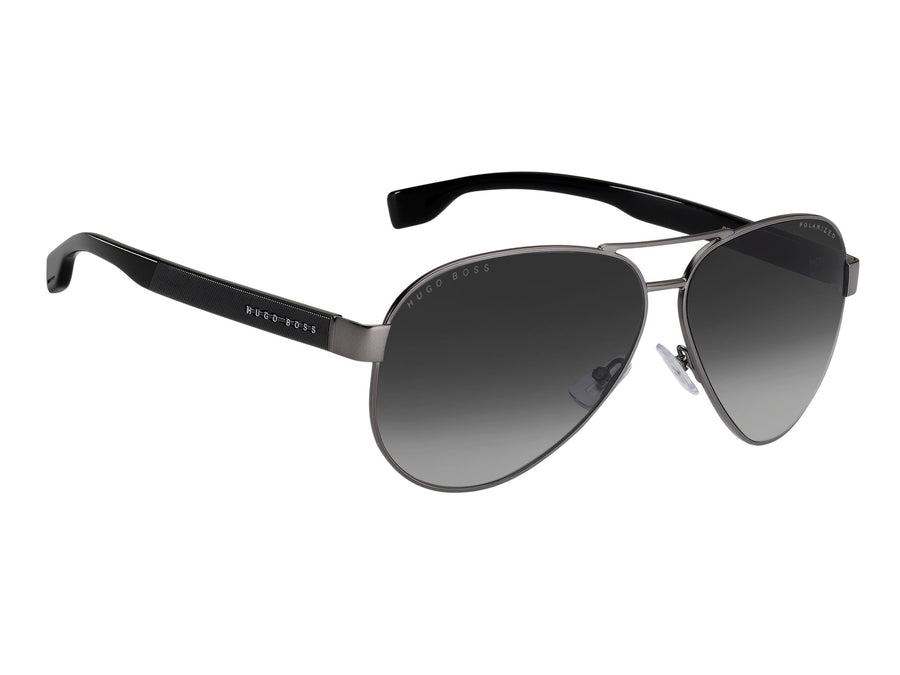 BOSS  Square sunglasses - BOSS 1241/S MATTE DARK RUTHENIUM