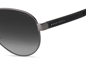 BOSS  Square sunglasses - BOSS 1241/S MATTE DARK RUTHENIUM