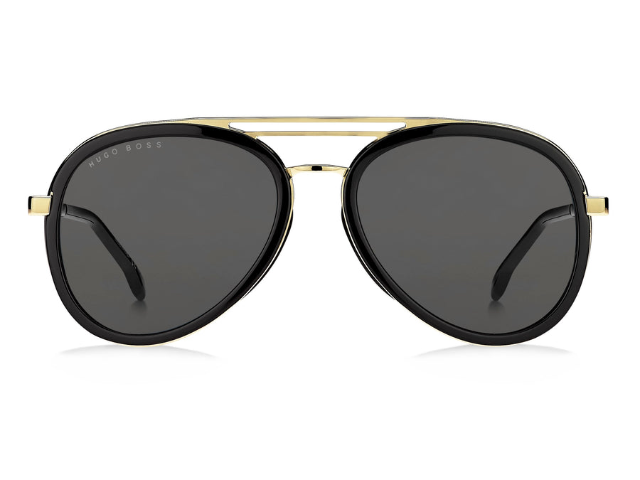 BOSS  Round sunglasses - BOSS 1254/S BLACK GOLD