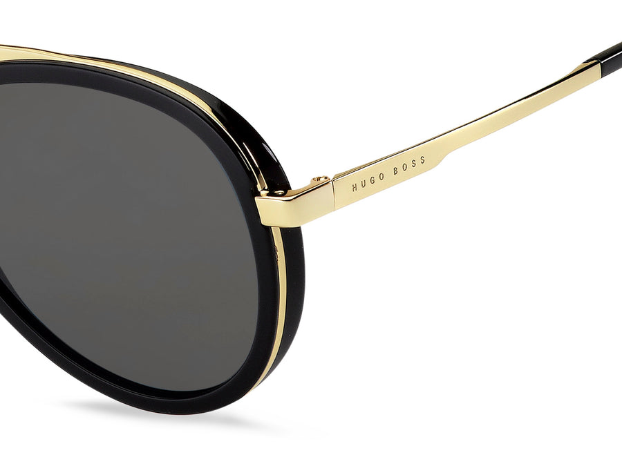 BOSS  Round sunglasses - BOSS 1254/S BLACK GOLD