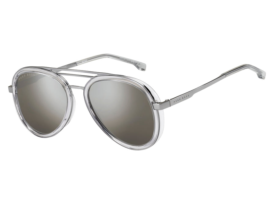 BOSS  Round sunglasses - BOSS 1254/S GREY RUTHENIUM