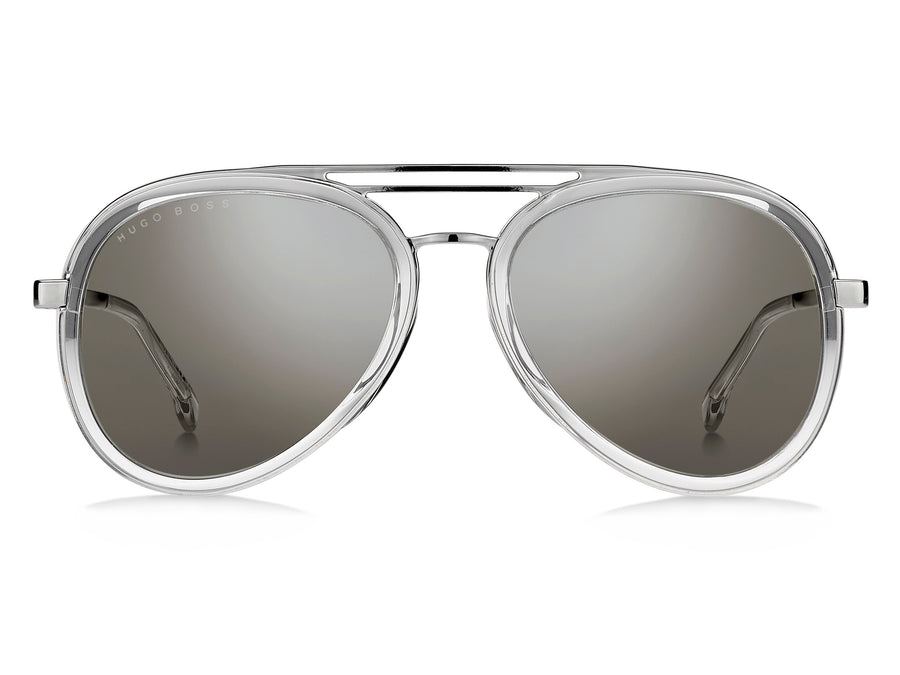 BOSS  Round sunglasses - BOSS 1254/S GREY RUTHENIUM