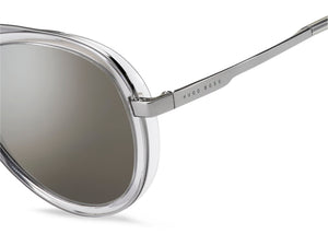 BOSS  Round sunglasses - BOSS 1254/S GREY RUTHENIUM