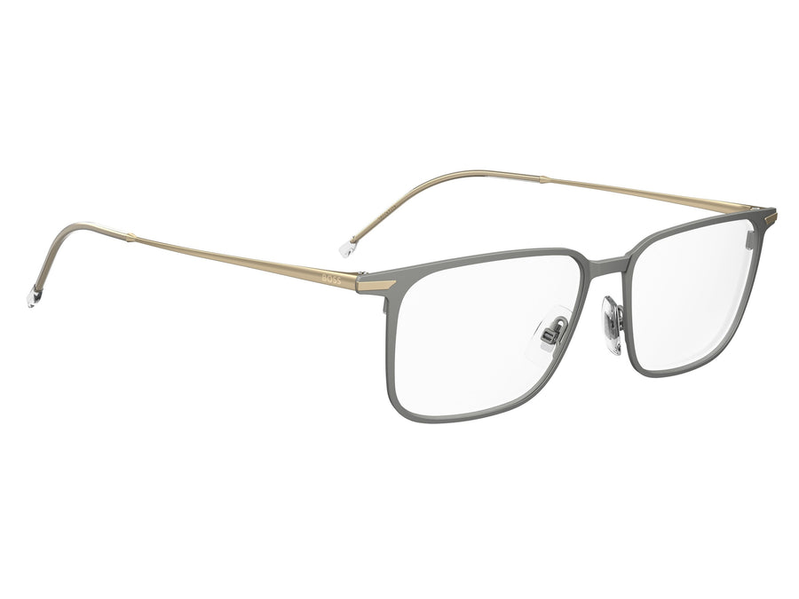 BOSS  Square Frame - BOSS 1253 MATTE RUTHENIUM