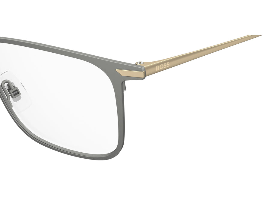 BOSS  Square Frame - BOSS 1253 MATTE RUTHENIUM