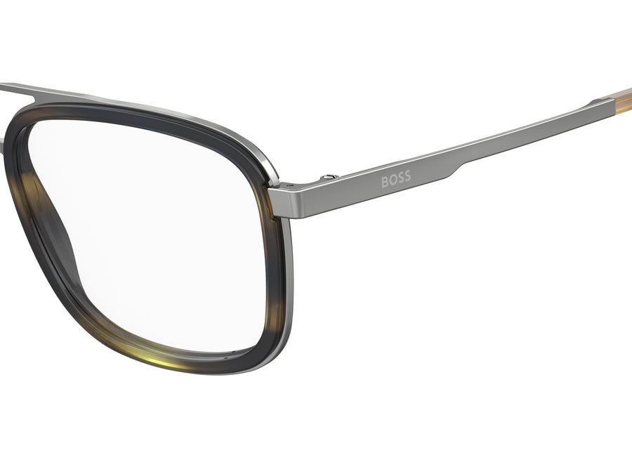 BOSS  Square Frame - BOSS 1255 BROWN HORN RUTHENIUM