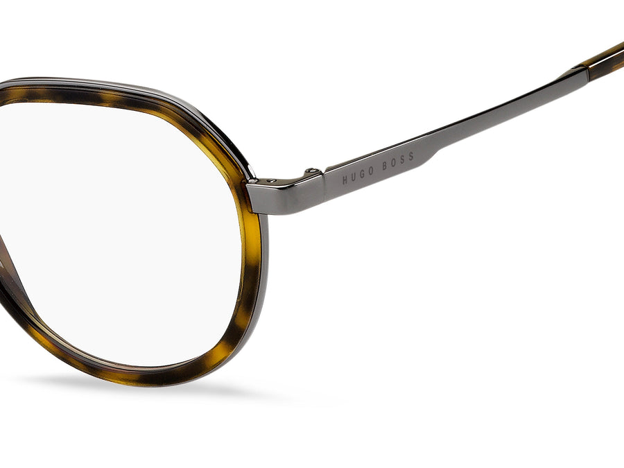 BOSS  Aviator Frame - BOSS 1256 HAVANA DARK RUTHENIUM