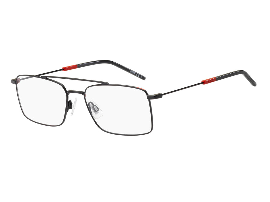 HUGO  Aviator Frame - HG 1120 Matte Black Red