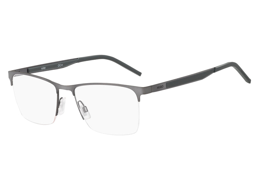 Hugo  Square Frame - HG 1142 Matte Dark Ruthenium