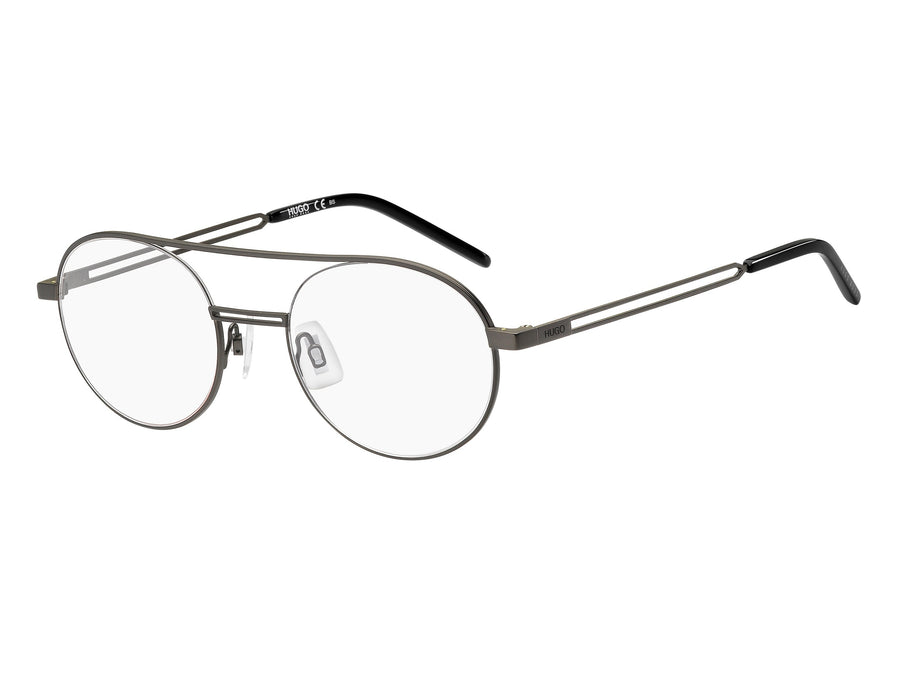 HUGO  Round Frame - HG 1146 Matte Ruthenium Black