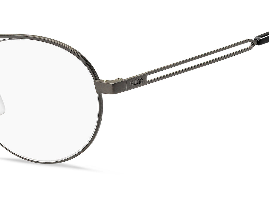 HUGO  Round Frame - HG 1146 Matte Ruthenium Black