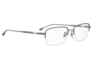 BOSS  Square Frame - BOSS 1298/F MATTE DARK RUTHENIUM