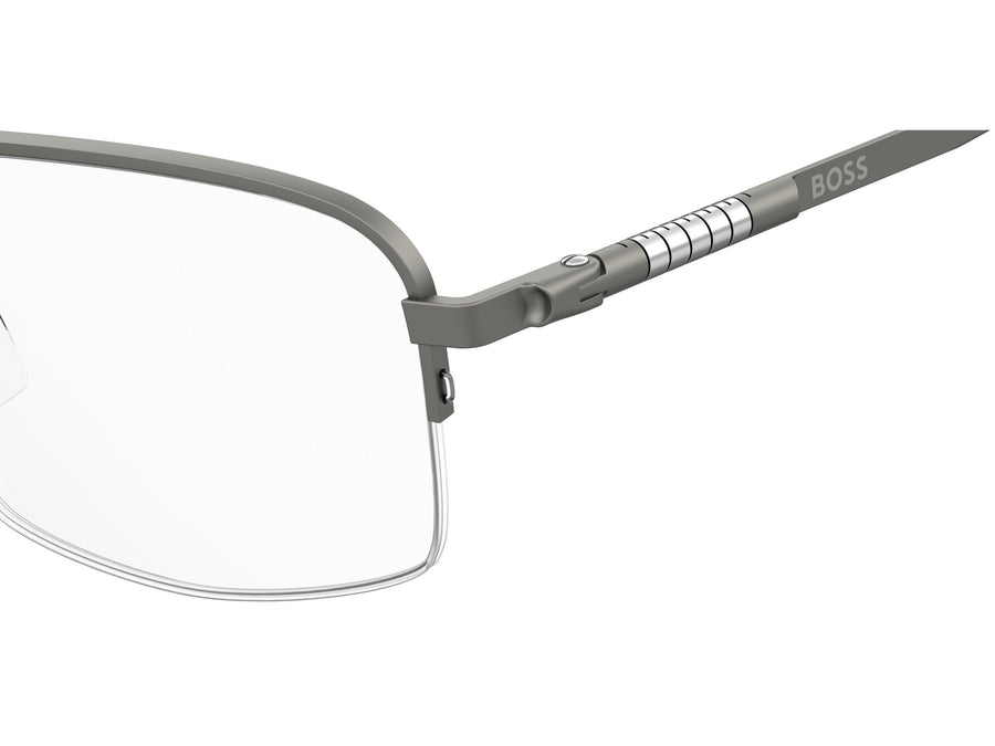 BOSS  Square Frame - BOSS 1298/F MATTE DARK RUTHENIUM