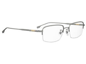 BOSS  Square Frame - BOSS 1298/F MATTE RUTHENIUM