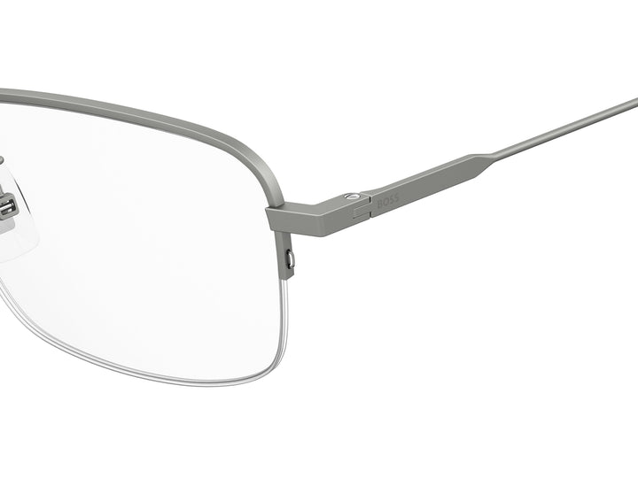 BOSS  Square Frame - BOSS 1289/F MATTE RUTHENIUM