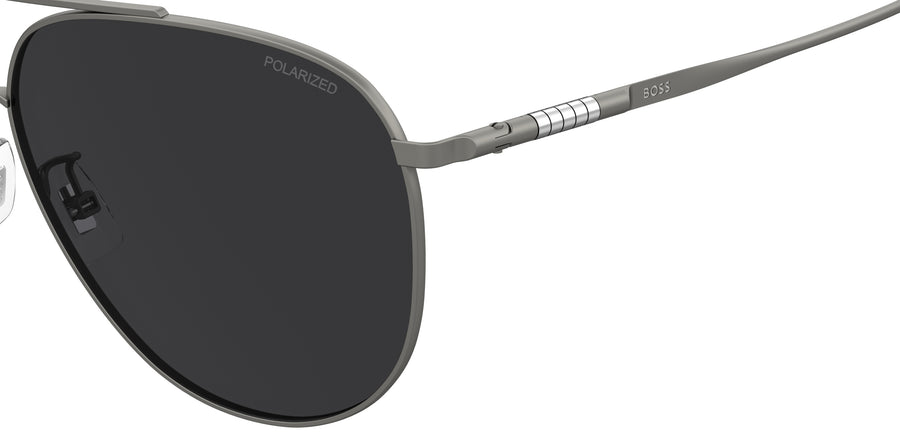 BOSS  Aviator sunglasses - BOSS 1296/F/S MATTE DARK RUTHENIUM