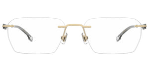 BOSS  Square Frame - BOSS 1265/A MATTE GOLD