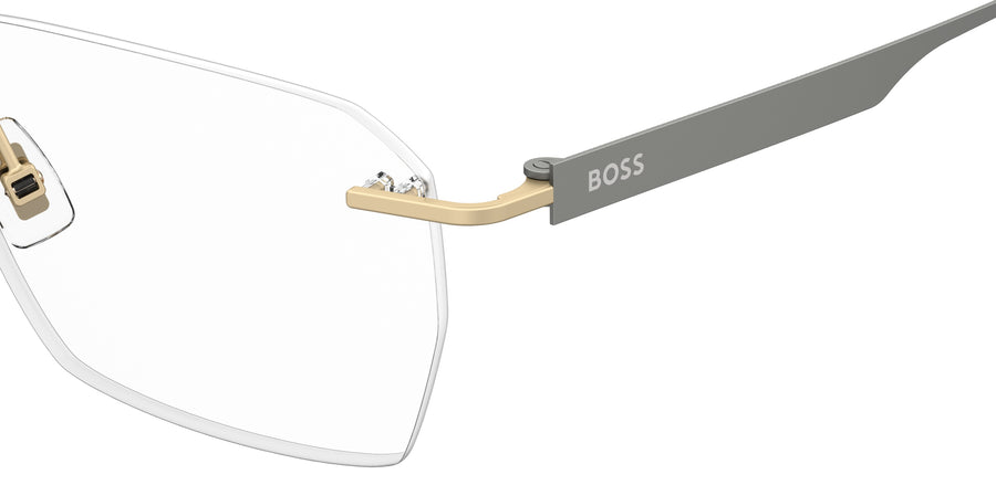 BOSS  Square Frame - BOSS 1265/A MATTE GOLD