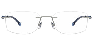 BOSS  Square Frame - BOSS 1265/C MATTE RUTHENIUM BLUE