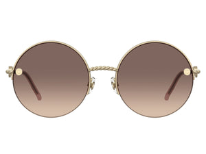 Elie Saab  Round sunglasses - ES 085/S Gold Burgundy