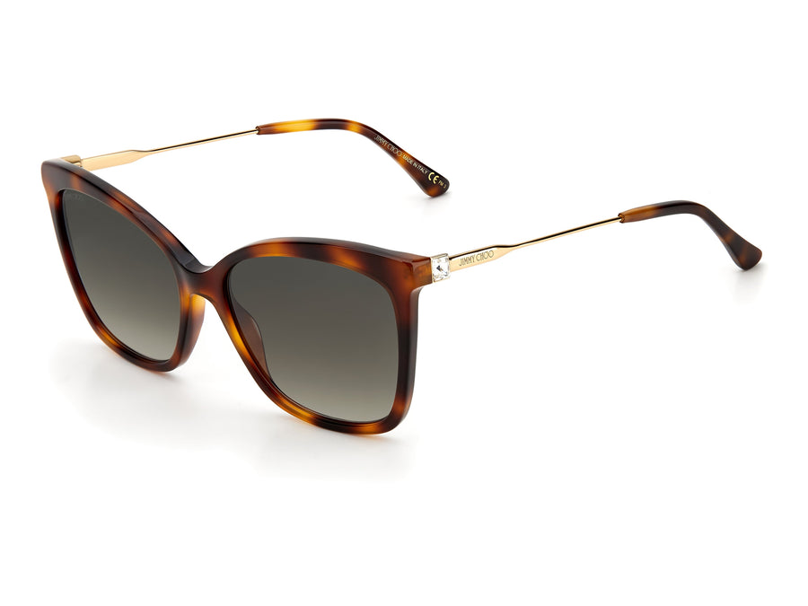 Jimmy Choo Square Sunglasses - MACI/S HAVANA