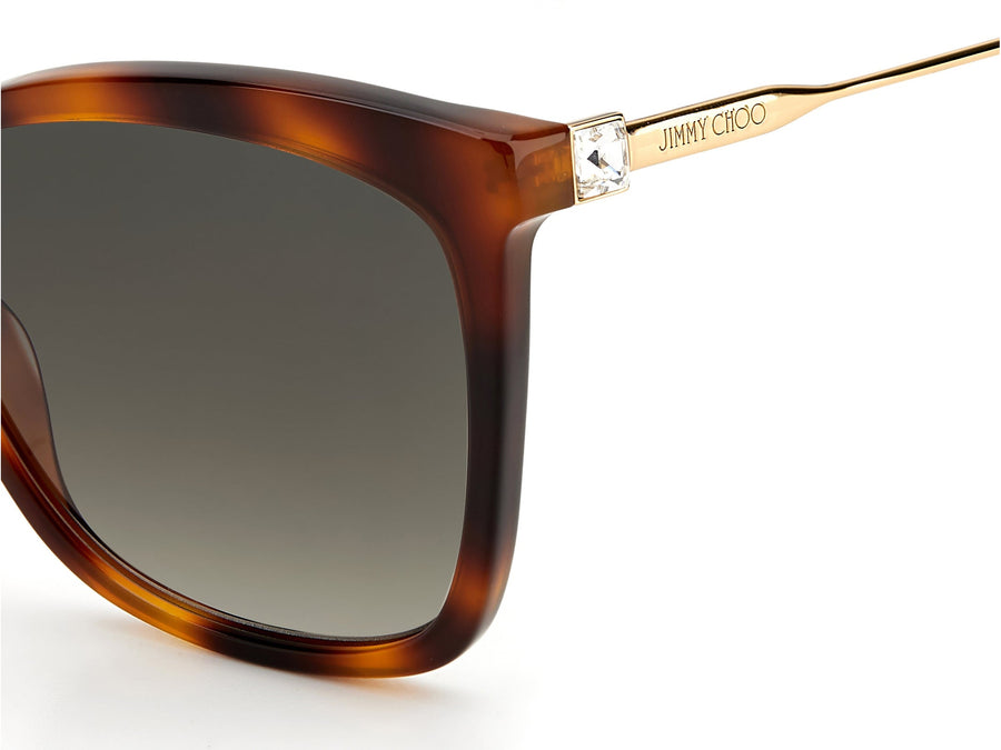 Jimmy Choo Square Sunglasses - MACI/S HAVANA