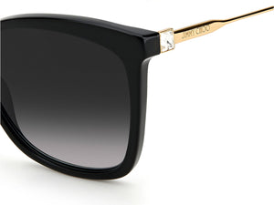 Jimmy Choo Square Sunglasses - MACI/S BLACK