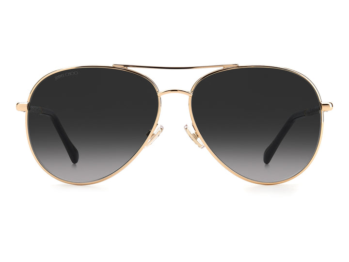 Jimmy Choo  Aviator sunglasses - DEVAN/S Gold Black