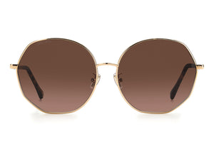 Jimmy Choo  Round sunglasses - CORAL/G/SK Gold Havana