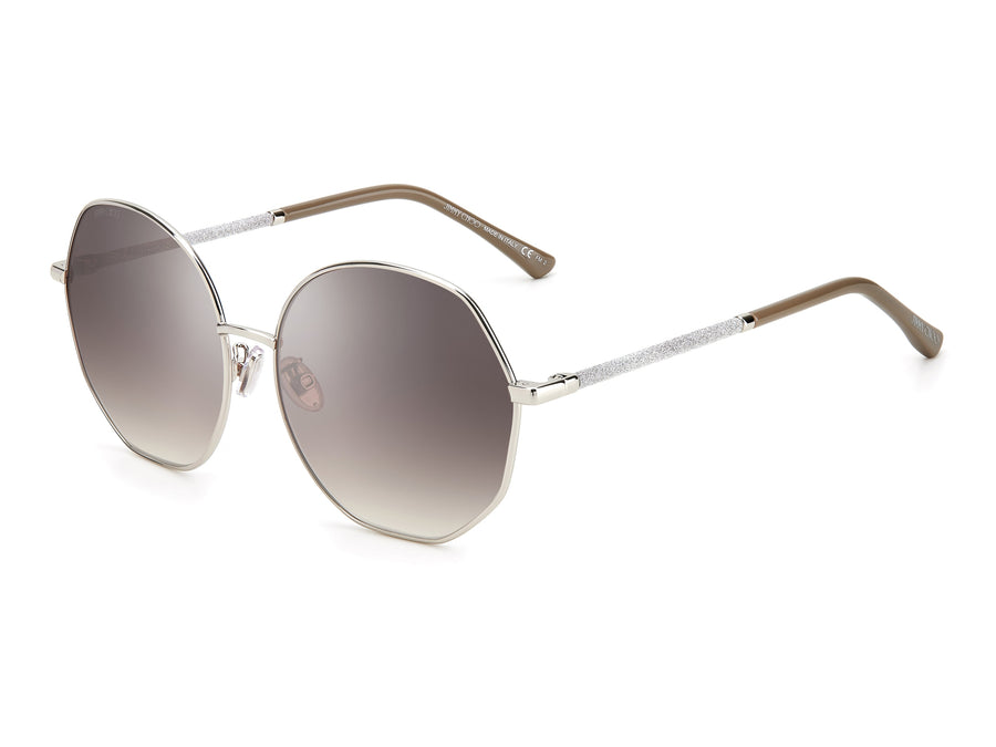 Jimmy Choo  Round sunglasses - CORAL/G/SK Gold Mud